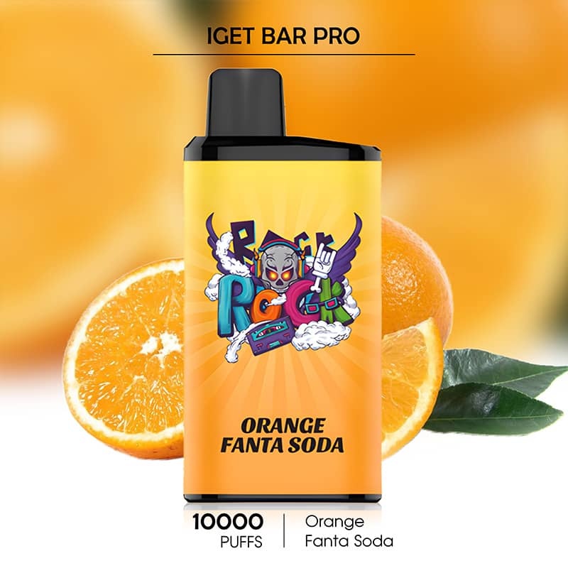 Orange Fanta Soda - IGET Bar Pro - 10000 Puffs