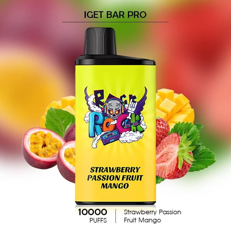 Strawberry Passion Fruit Mango - IGET Bar Pro - 10000 Puffs