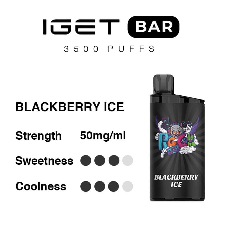 Blackberry Ice -- IGET BAR - 3500Puffs