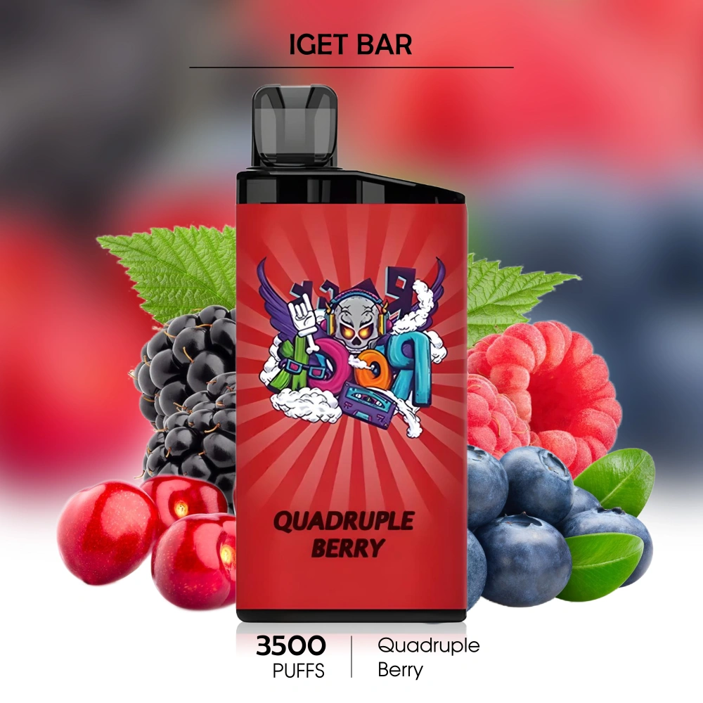Quadruple Berry -- IGET BAR - 3500Puffs