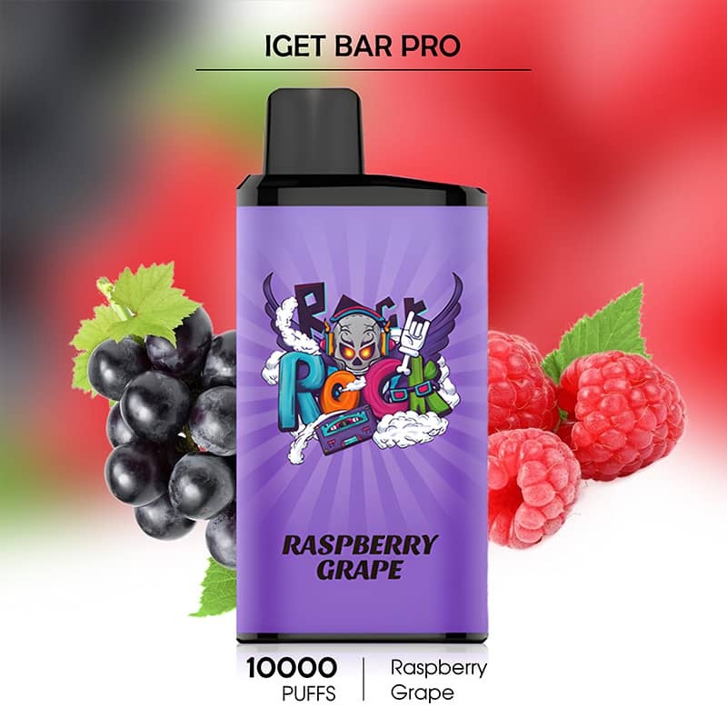 Raspberry Grape - IGET Bar Pro - 10000 Puffs