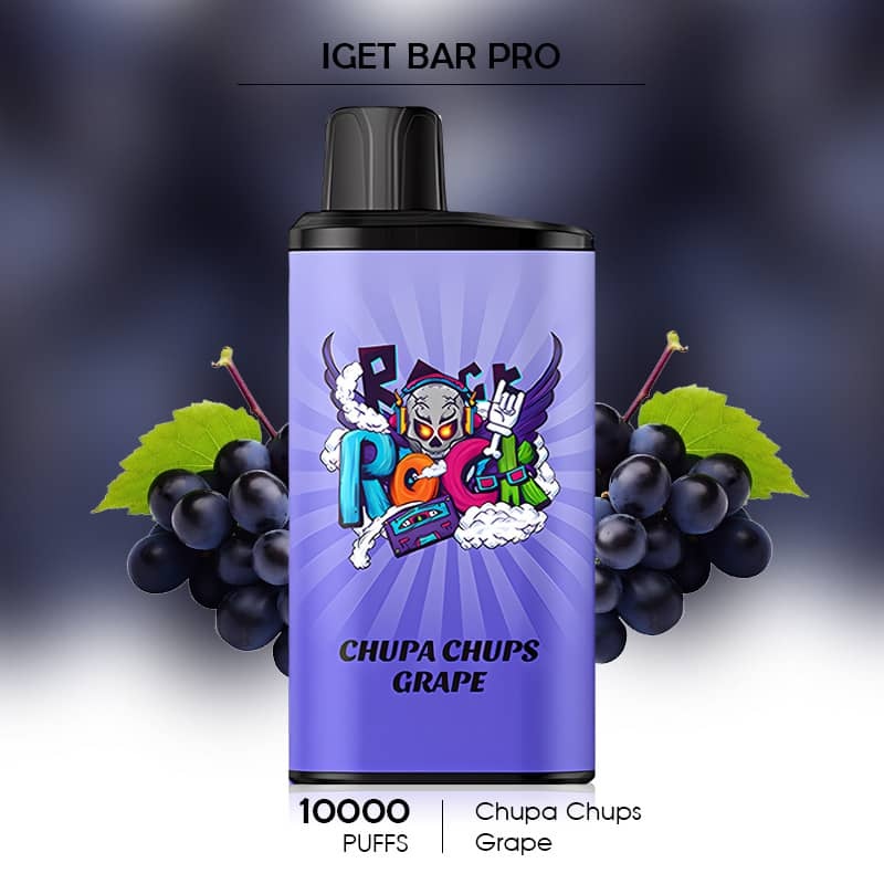 Chupa Chups Grape - IGET Bar Pro - 10000 Puffs
