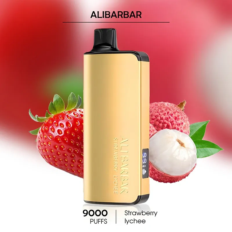 Strawberry lychee - Alibarbar Ingot - 9000Puffs