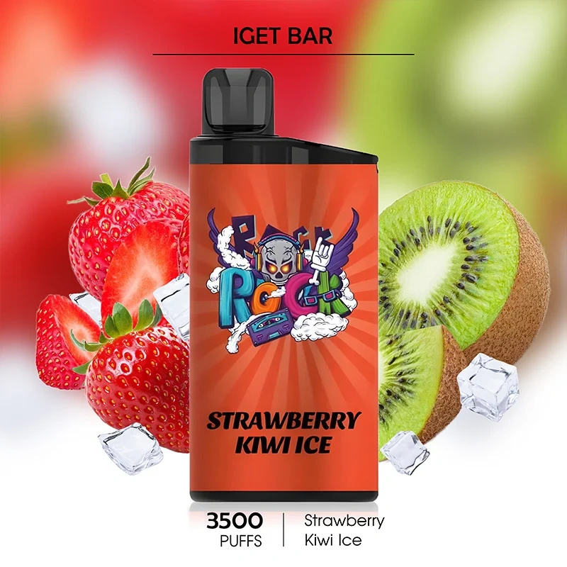 Strawberry Kiwi Ice -- IGET BAR - 3500Puffs