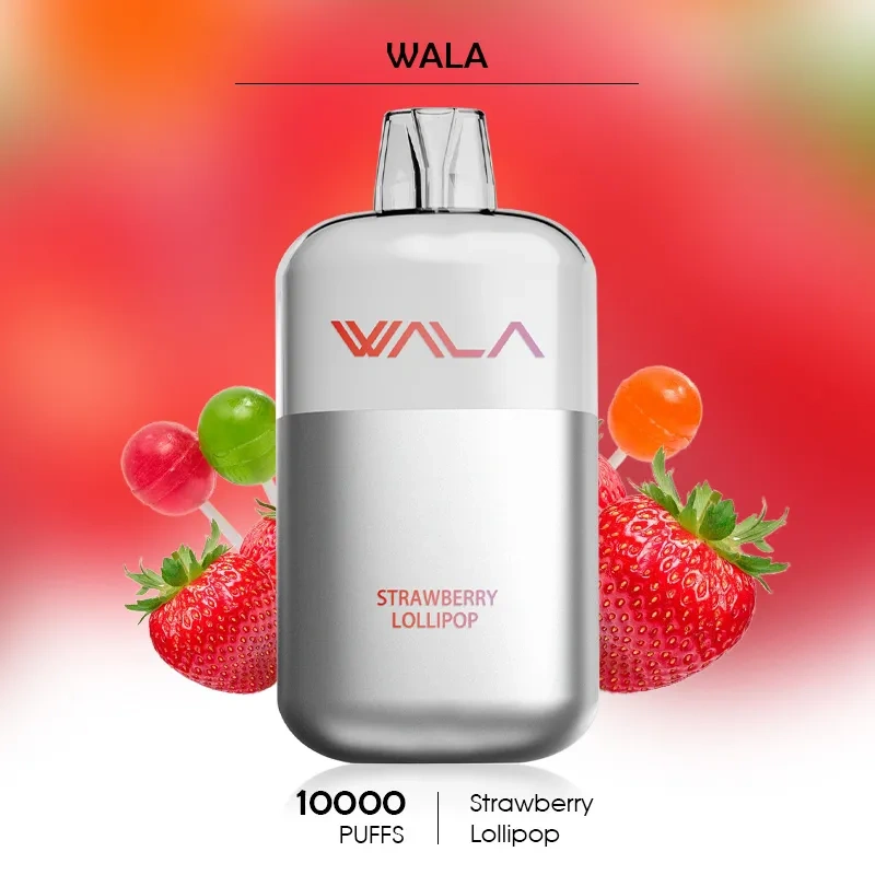 Wala POP 10000 Puffs – Strawberry Lollipop