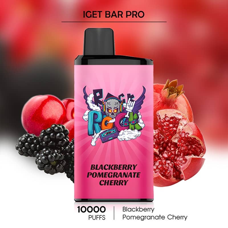 Blackberry Pomegranate Cherry - IGET Bar Pro - 10000 Puffs