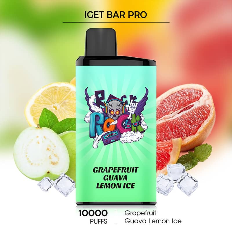 Grapefruit Guava Lemon Ice - IGET Bar Pro - 10000 Puffs