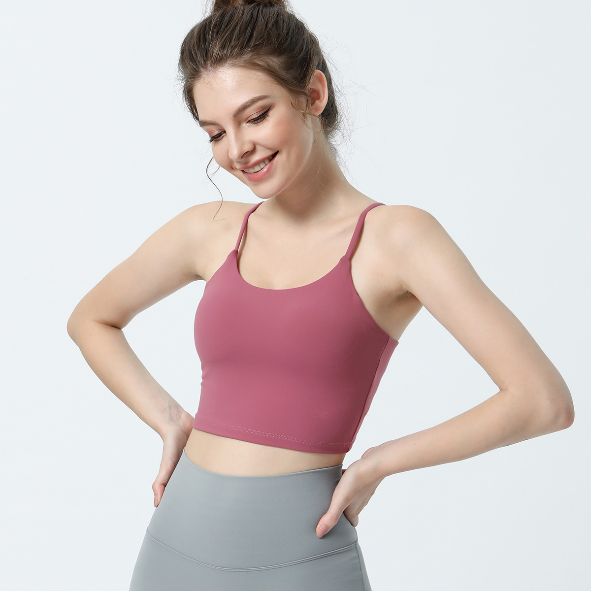Women Striped gym top vest sexy multi colors