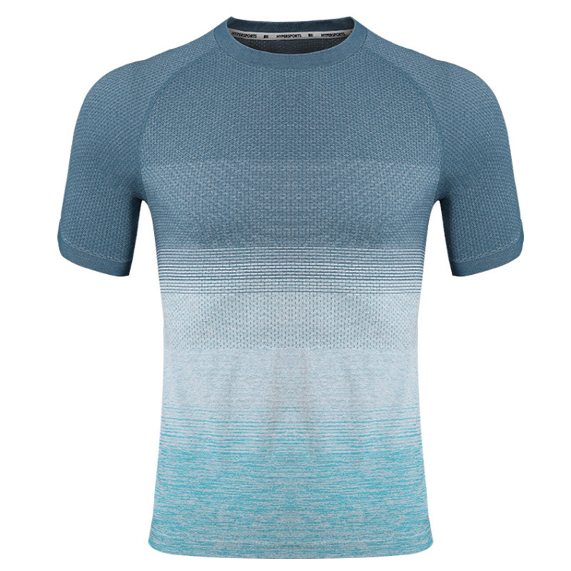 Mens gym running compression t shirts dry fit