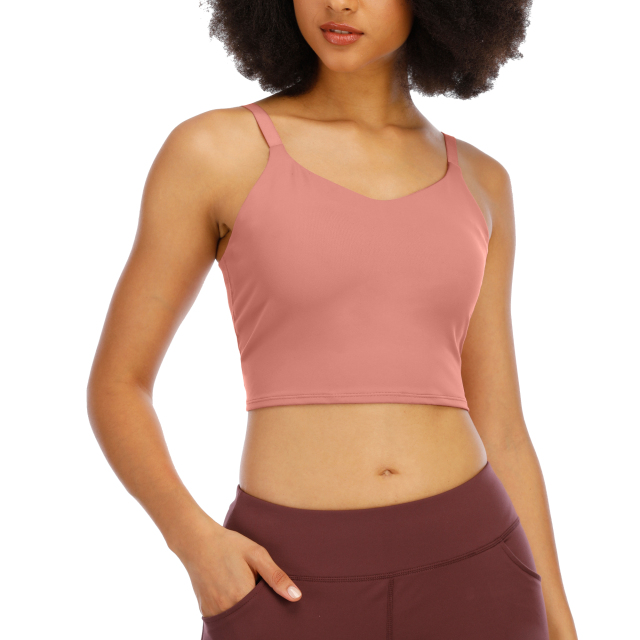 Women sports gym breathable bra tops