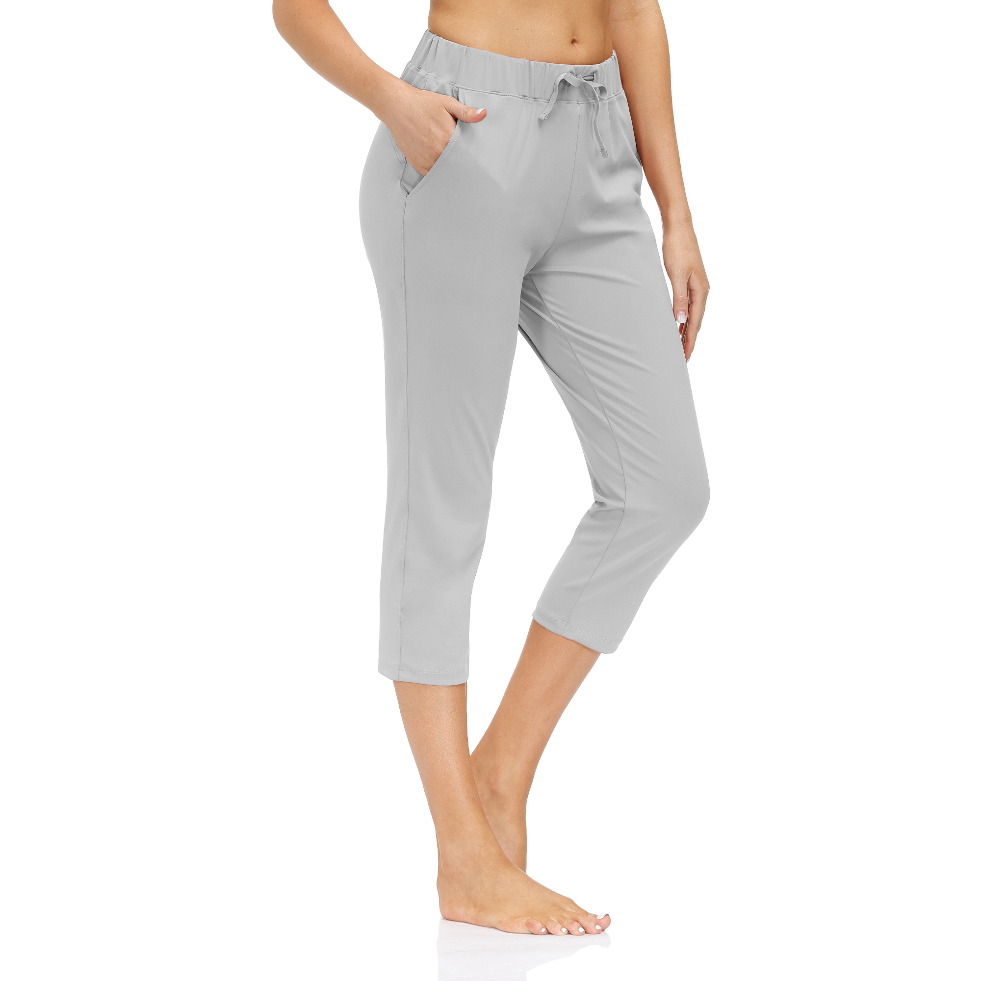 Women gym yoga running jogging Capri pants 3/4 length