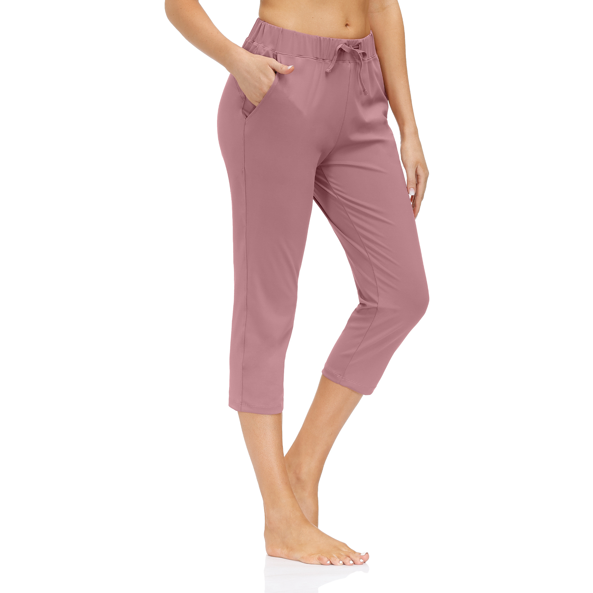 Women gym yoga running jogging Capri pants 3/4 length