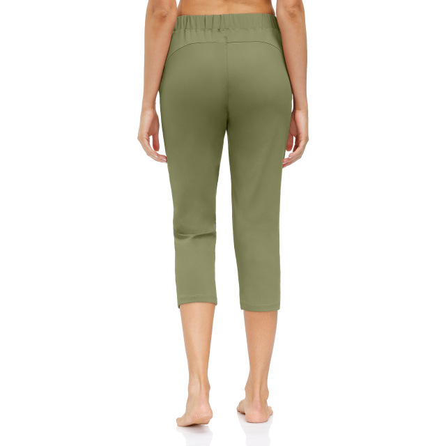 Women gym yoga running jogging Capri pants 3/4 length