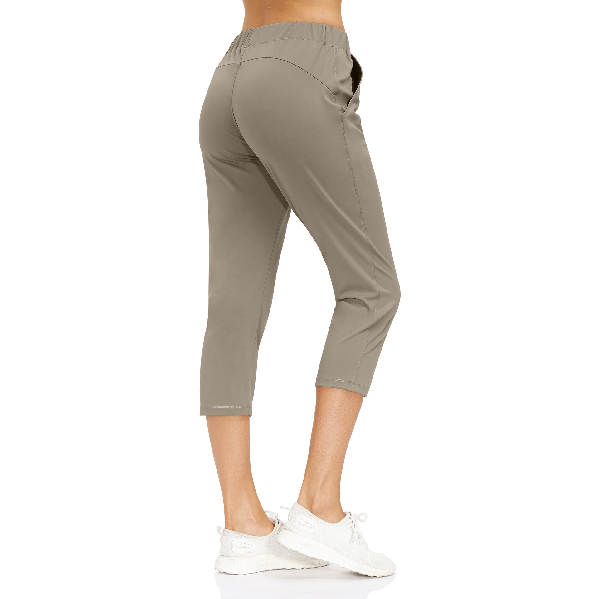 Women gym yoga running jogging Capri pants 3/4 length