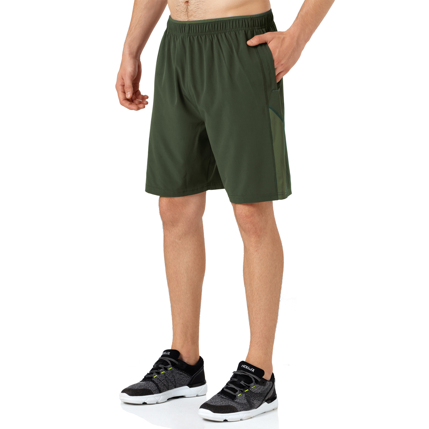 Workout Running Shorts Lightweight Quick Dry Athletic Gym Training Shorts for Men