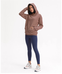 Women Gym Yoga Athleisure Hoodie For Autumn and Winter Season