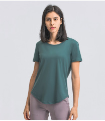 Women Gym Yoga Running T shirt Breathable Slim Cut Multi Colors