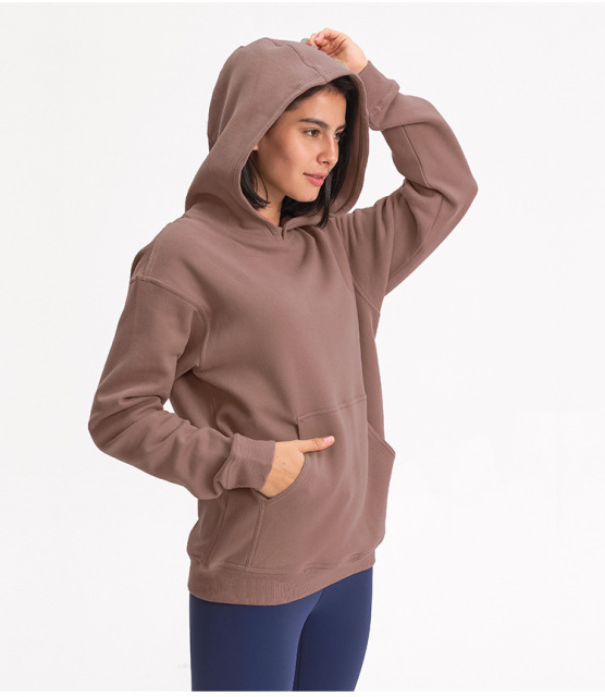 Women Gym Yoga Athleisure Hoodie For Autumn and Winter Season