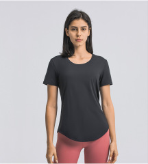 Women Gym Yoga Running T shirt Breathable Slim Cut Multi Colors