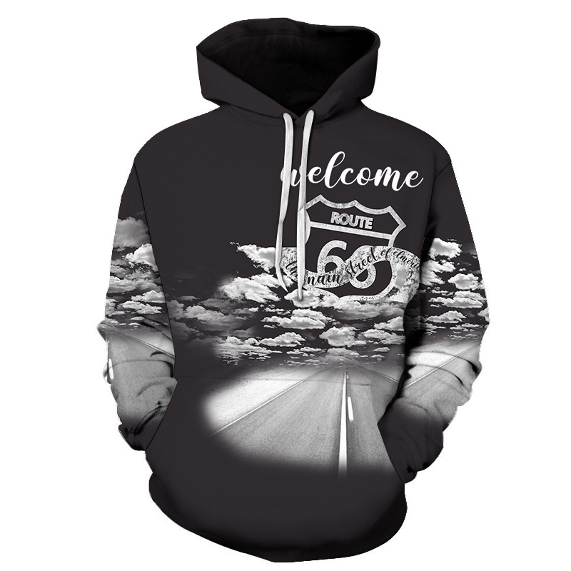 Wholesale custom printing men's dropshipping stand collar zipper hoodie sweatshirts track suit Men's hoodies set