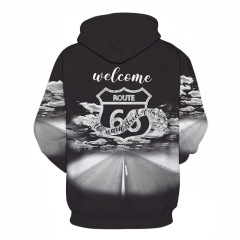 Wholesale custom printing men's dropshipping stand collar zipper hoodie sweatshirts track suit Men's hoodies set