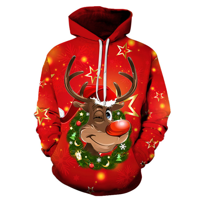 2021 Fashion Christmas Hoodie Sweatshirts Hoodies Custom Oversized Pullover With Manufactory Direct Sale Price