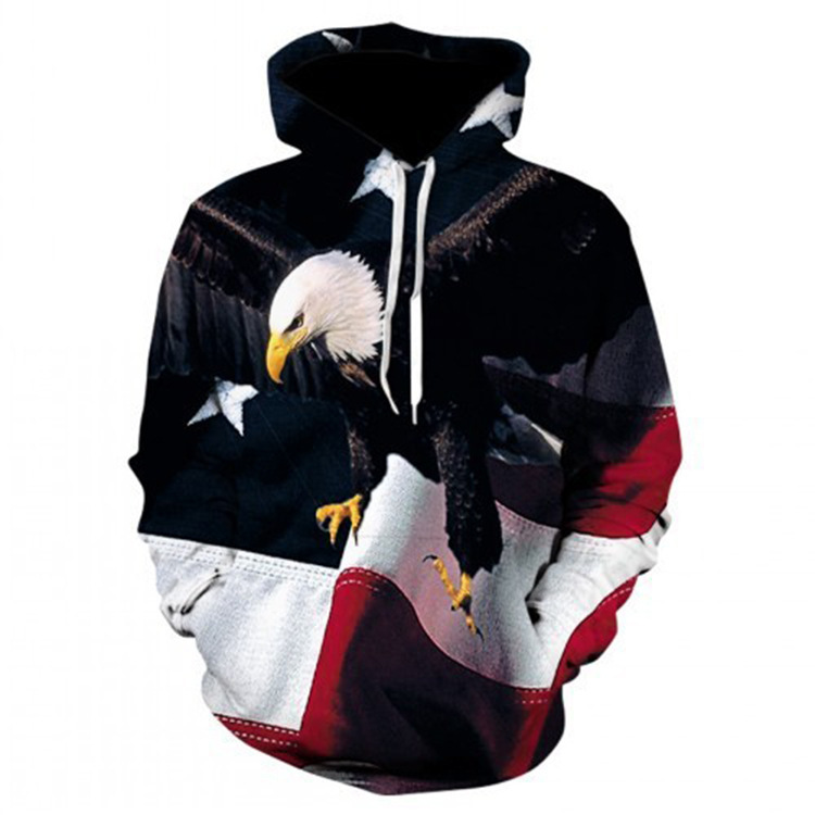 Wholesale Custom Full Printing long sleeve Hoodies Hooded Sweatshirt Pullover Sublimation Hoodie oem odm