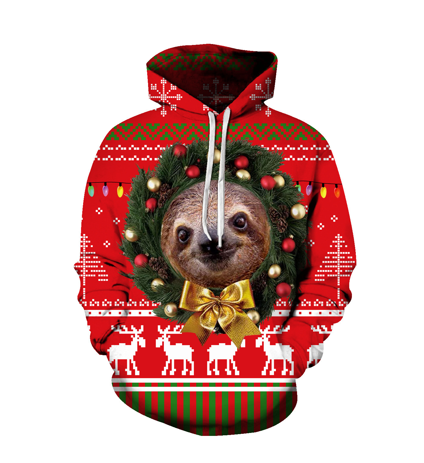 High quality christmas kids wholesale custom Sublimation print logo hoodie over size long sleeve hoodie