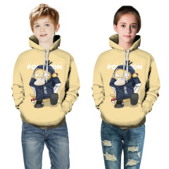 2021new styles kids wholesale custom Sublimation print logo hoodie over size long sleeve hoodie