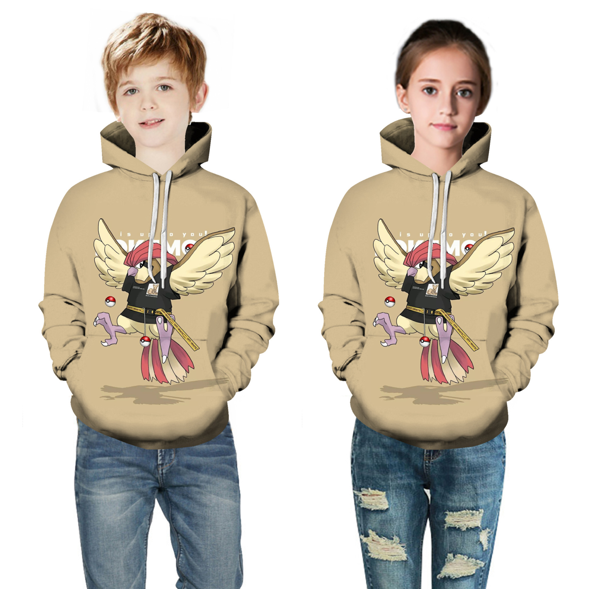 2021new styles kids wholesale custom Sublimation print logo hoodie over size long sleeve hoodie