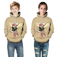 2021new styles kids wholesale custom Sublimation print logo hoodie over size long sleeve hoodie