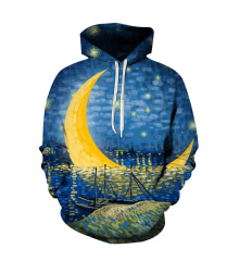 Hoodies supplier custom printing men's dropshipping stand collar zipper hoodie sweatshirts track suit Men's hoodies set