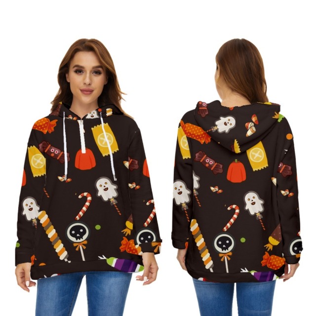 New design winter women custom Sublimation print factory drop shipping printing Hoodies wholesale oem odm