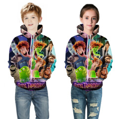 2021new styles kids wholesale custom Sublimation print logo hoodie over size long sleeve hoodie