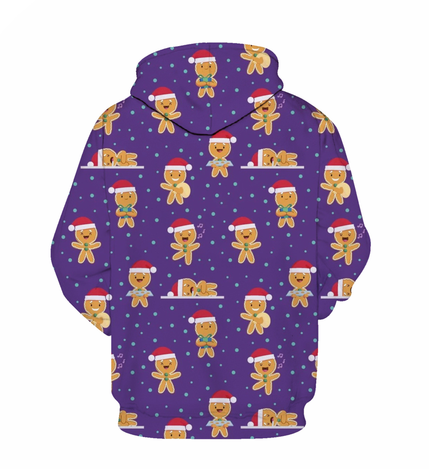 Fashion kids Merry christmas wholesale custom Sublimation print logo hoodie over size long sleeve hoodie