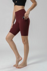 Professional odm 3/4 length yoga pants factory custom brand logo