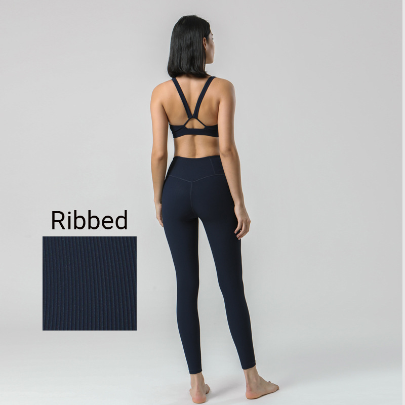 Dispatch Nudity Fashion Green Cross Backless Comfortable Active Women Gym Apparel Sports Yoga Pants