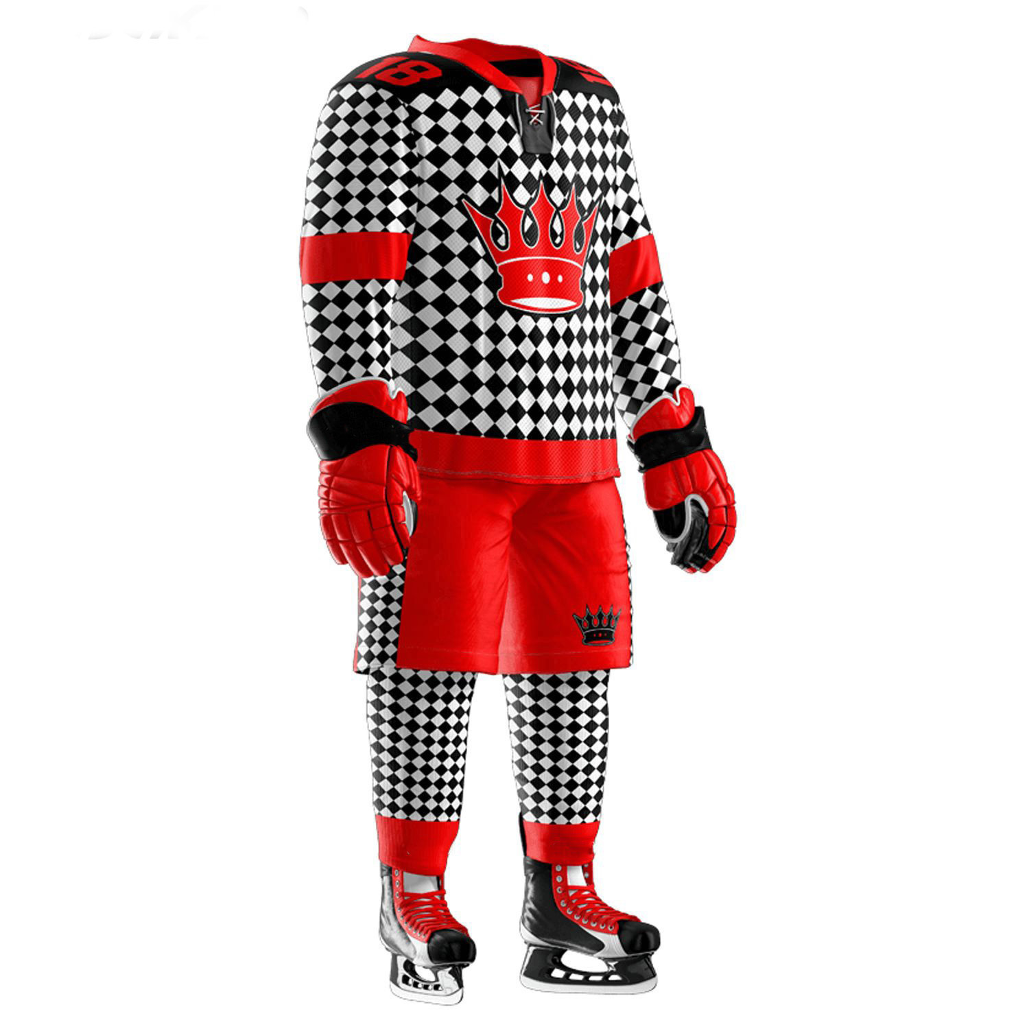 full custom printing ice hockey jersey uniform youth hockey jersey adult size jersey