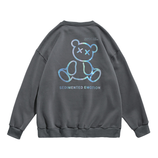 Men's Printing Street Wear Breathable 100% Cotton Hoodies Sweatshirt