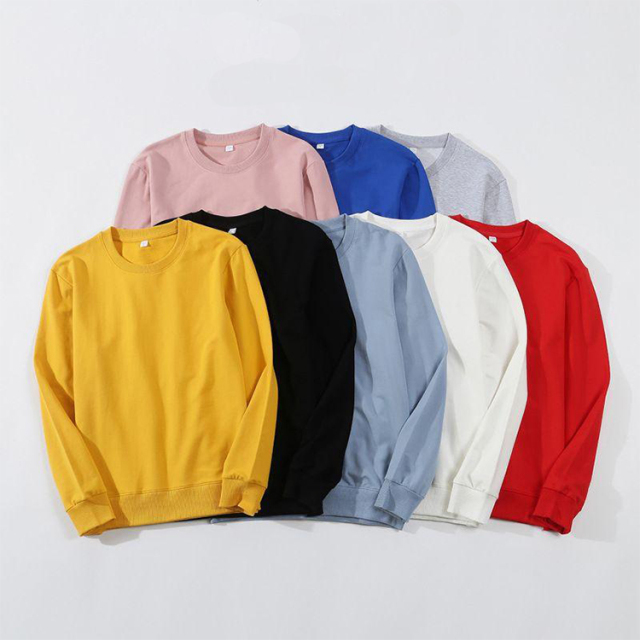 OEM Custom Logo Printed 100% Cotton Mens Blank Unisex Pullover Oversized Hoodie Set Plain Crewneck Men's womes Hoodies Sweatshirt