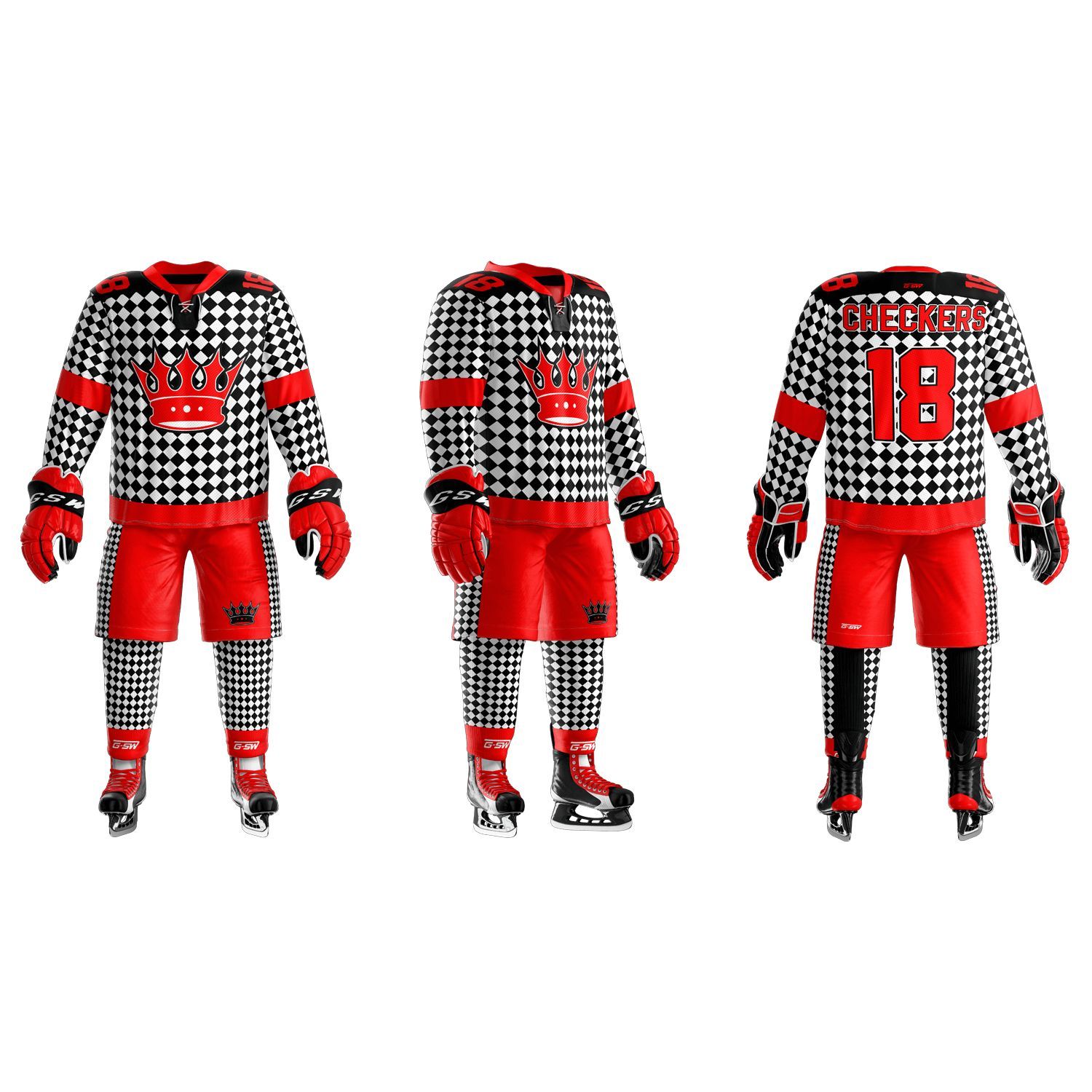 full custom printing ice hockey jersey uniform youth hockey jersey adult size jersey