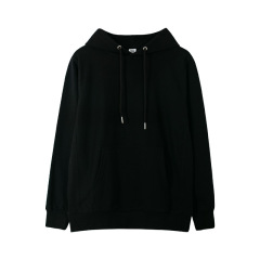 Hot solid color french terry hoodie Supplier pullover bulk oversized hoodie men's hoodies cottonhoodies men unisex