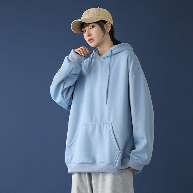 Street style terry hoodie Supplier pullover bulk oversized hoodie lady and women hoodies cottonhoodies