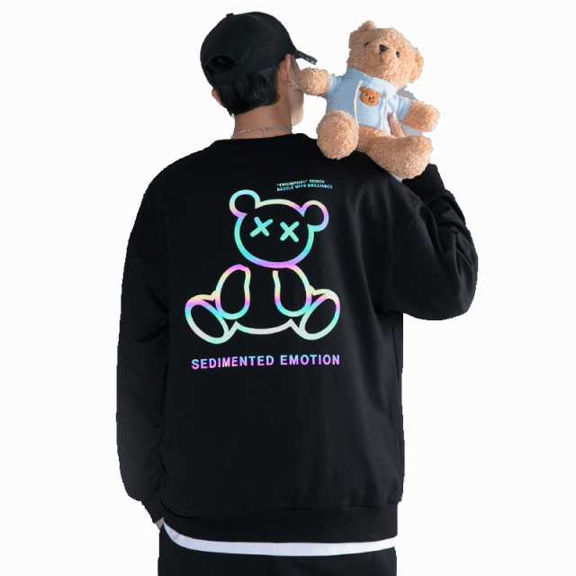 Men's Printing Street Wear Breathable 100% Cotton Hoodies Sweatshirt