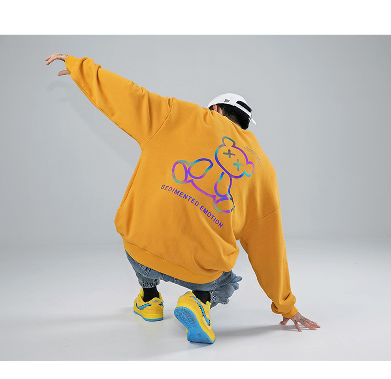 Men's Printing Street Wear Breathable 100% Cotton Hoodies Sweatshirt