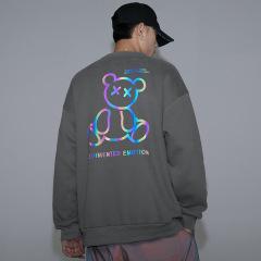 Men's Printing Street Wear Breathable 100% Cotton Hoodies Sweatshirt