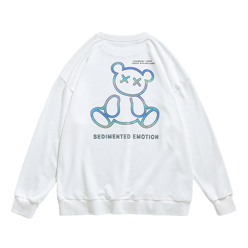 Men's Printing Street Wear Breathable 100% Cotton Hoodies Sweatshirt