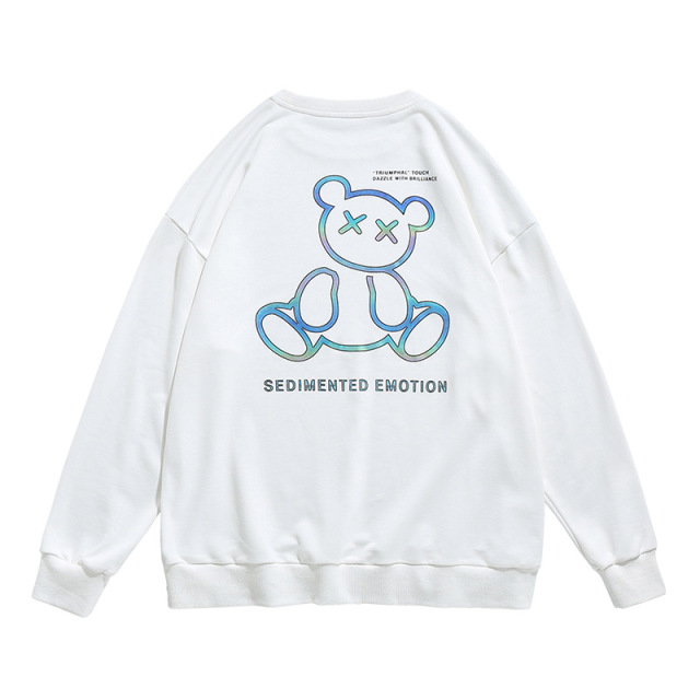 Men's Printing Street Wear Breathable 100% Cotton Hoodies Sweatshirt