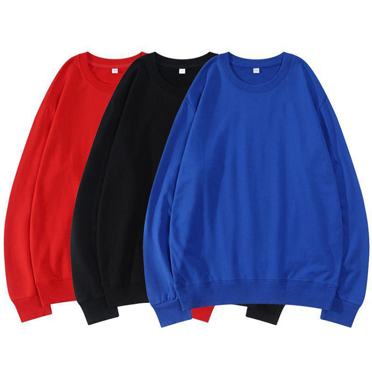 OEM Custom Logo Printed 100% Cotton Mens Blank Unisex Pullover Oversized Hoodie Set Plain Crewneck Men's womes Hoodies Sweatshirt