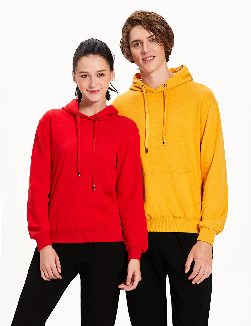 Custom high quality pullover sweater of 100% cotton men and women pullover hoodies